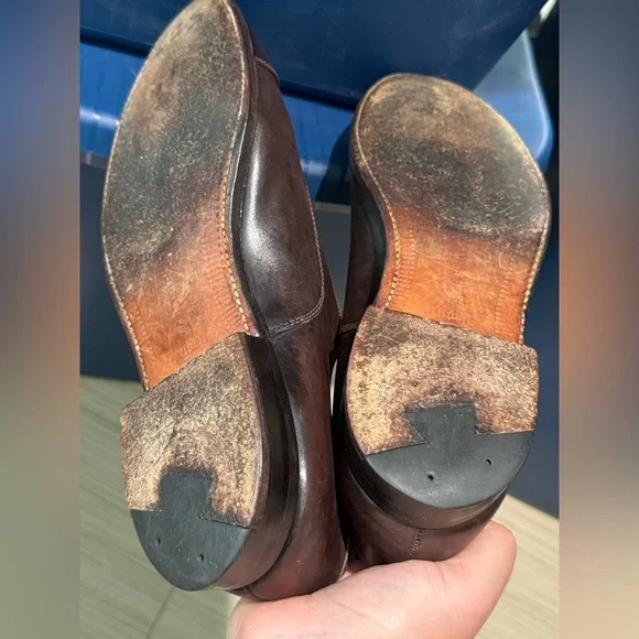 Alden Brown Oxford Leather Dress Shoes Cap-Toe